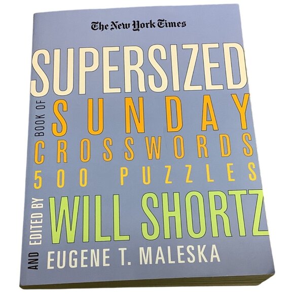 2 The New York Times Supersized & Mega Book Of Sunday Crosswords 500 Puzzles - Picture 6 of 6